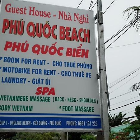 Phu Quoc Beach Guesthouse Kültér fotó