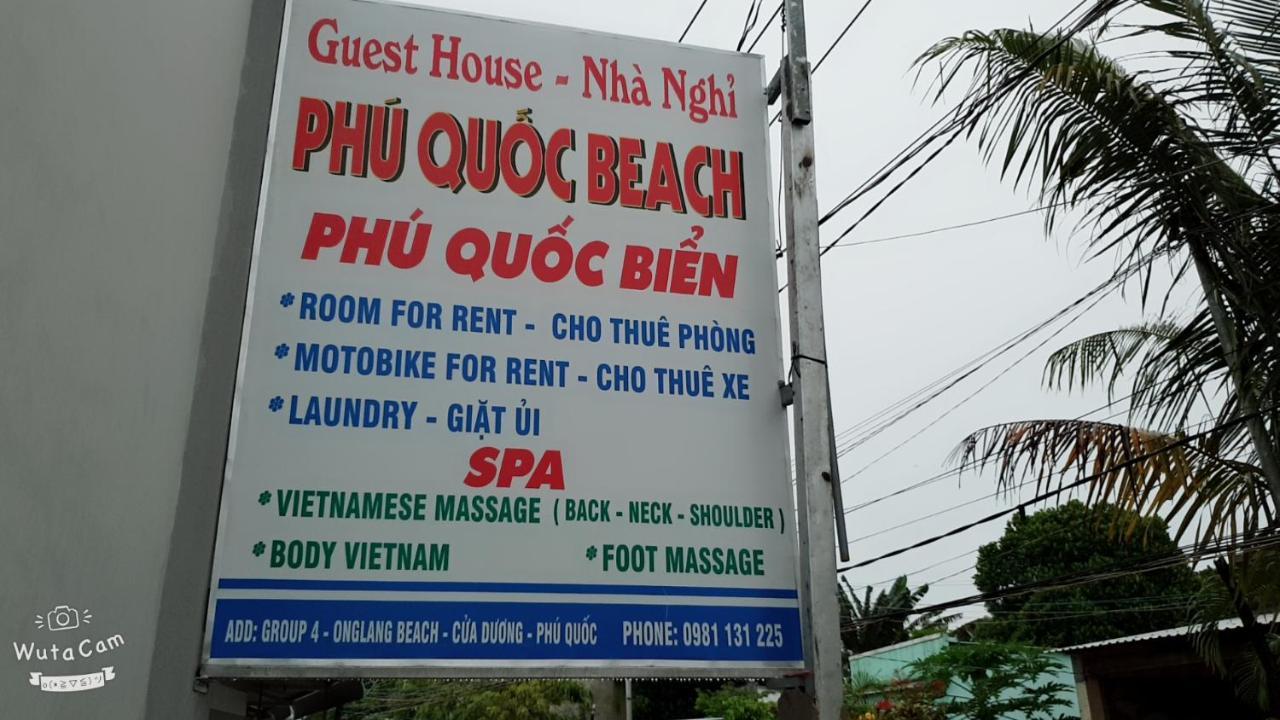 Phu Quoc Beach Guesthouse Kültér fotó